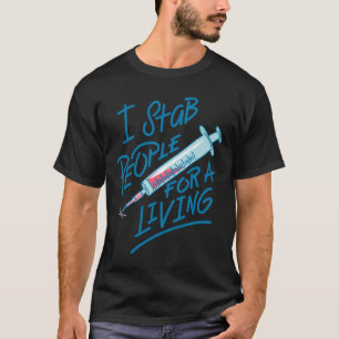 Krankenschwester Ich halte Menschen für eine leben T-Shirt