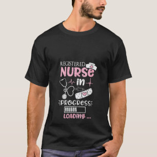 Krankenschwester im Fortschritt Pflegeschule T-Shirt