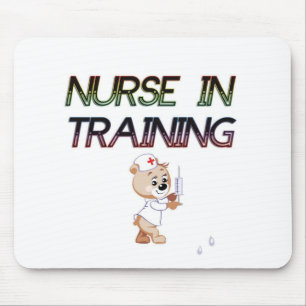 KRANKENSCHWESTER IM TRAINING MOUSEPAD