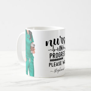 Krankenschwester im Werden Personalisierte Kaffeet Kaffeetasse