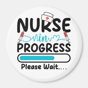 Krankenschwester in Ausbildung Lade Kreis Magnet
