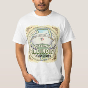 Krankenschwester in Illinois T-Shirt