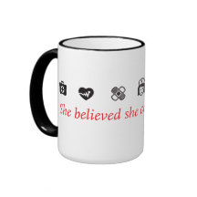 Krankenschwester-Inspirations-Tasse - Weiß