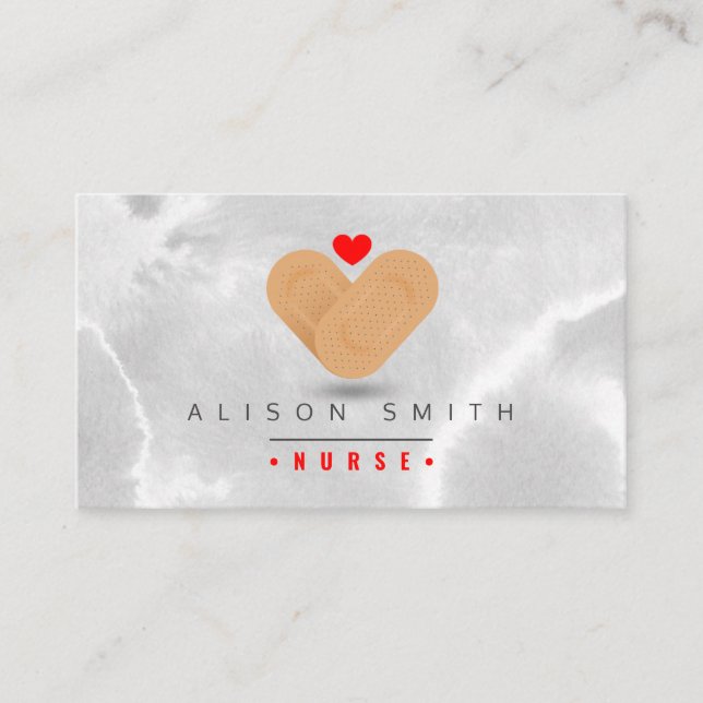 Krankenschwester / Kinderpfleger / pfleger Visitenkarte (Vorderseite)