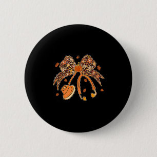 Krankenschwester Kokette Schleife Stethoskop Blätt Button