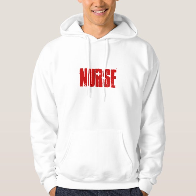 KRANKENSCHWESTER Kostüm Hoodie (Vorderseite)