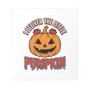 Krankenschwester-Kürbis-Halloween-Liefer-Shirt-Des Notizblock