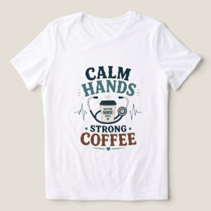 Krankenschwester Leben Kaffee Mitgefühl Wiederhole Tri-Blend Shirt