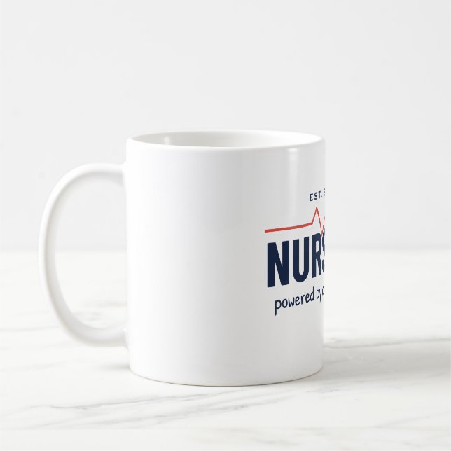 Krankenschwester-Leben-Kaffeetasse - Lustiges Gesc Kaffeetasse (Links)