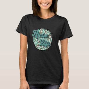Krankenschwester Leben Liebte Leopard Krankenpfleg T-Shirt