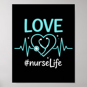 Krankenschwester Leben rn lpn cna Gesundheitswoche Poster