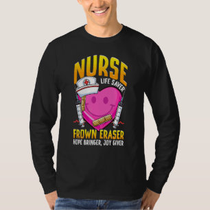 Krankenschwester Lebensretter Stirnrunzeln-Tilger T-Shirt