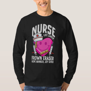 Krankenschwester Lebensretter Stirnrunzler-Löscher T-Shirt