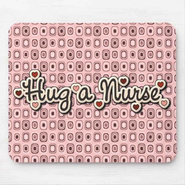 Krankenschwester-Liebe-Umarmung eine Mousepad (Vorne)