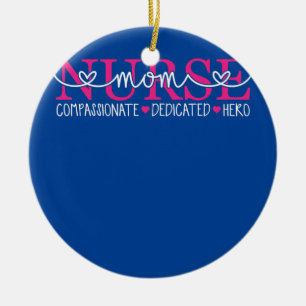 Krankenschwester Mama Mitfühlend Engagierter Held Keramik Ornament