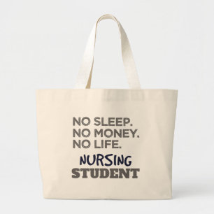 Krankenschwester Meme No Sleep Money Krankenpflege Jumbo Stoffbeutel