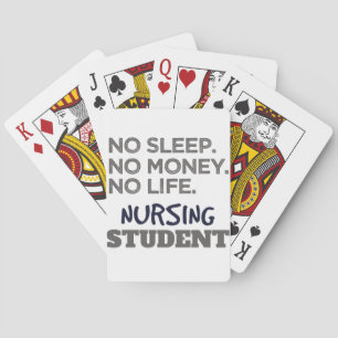 Krankenschwester Meme No Sleep Money Krankenpflege Spielkarten