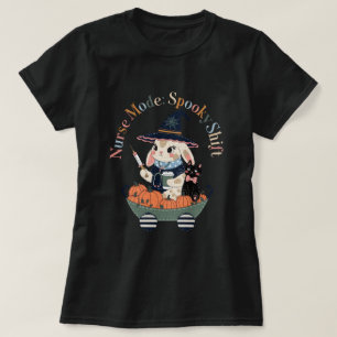 Krankenschwester-Modus Grusel-Schicht T-Shirt