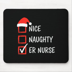 Krankenschwester Nett Unartig Er Krankenschwester Mousepad
