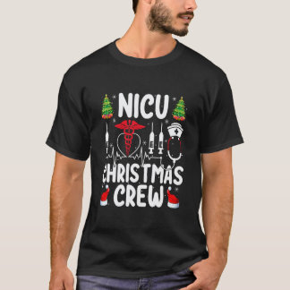 Krankenschwester NICU Weihnachts-Crew Krankenpfleg T-Shirt