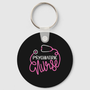 Krankenschwester - niedliche Kinderheilkunde Psych Schlüsselanhänger