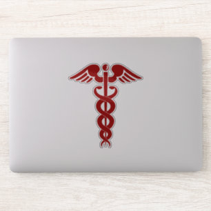 Krankenschwester oder Arzt Caduceus Aufkleber