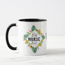 Krankenschwester personalisiert mit Namen Tasse