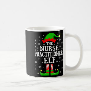 Krankenschwester-Praktikant Elf lustiges Weihnacht Kaffeetasse