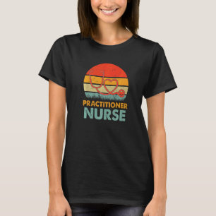 Krankenschwester Retro Liebe Herz Stethoskop Rn T-Shirt