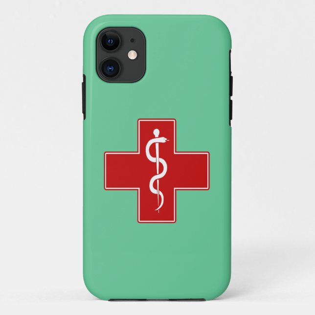 Krankenschwester Rod von Asclepius Case-Mate iPhone Hülle (Rückseite)