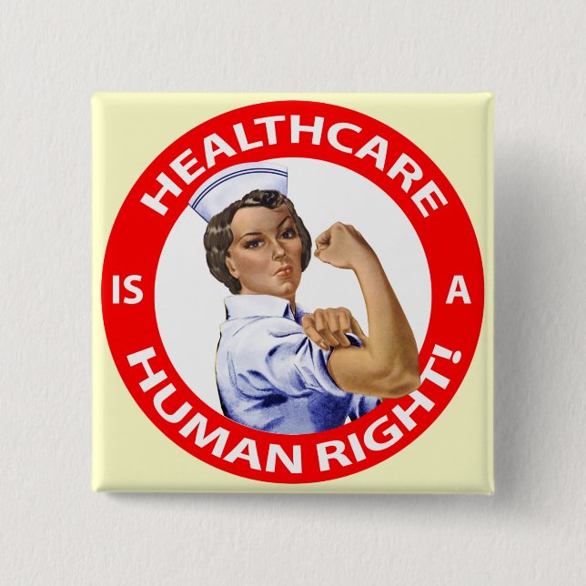 Krankenschwester "Rosie" sagt, dass Button (Vorderseite)
