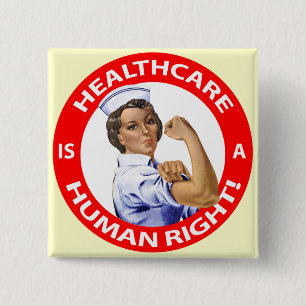 Krankenschwester "Rosie" sagt, dass Button