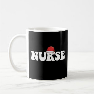 Krankenschwester Santa Hut Weihnachten Pflege Kaffeetasse