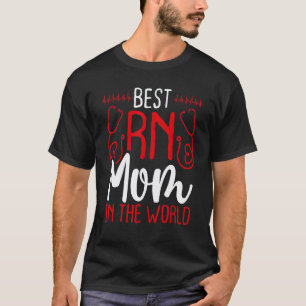 Krankenschwester-Schätzung Beste RN-Arbeit Mutter T-Shirt