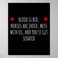 Krankenschwester Sedation Joke - Funny Nurse Gift