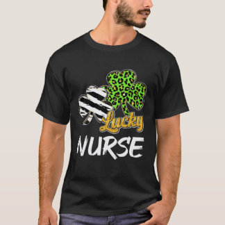 Krankenschwester Shamrock Irischer Eine Glückliche T-Shirt