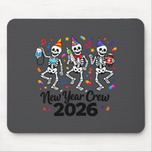 Krankenschwester Skelett Neujahrsteam 2026 Lustig Mousepad