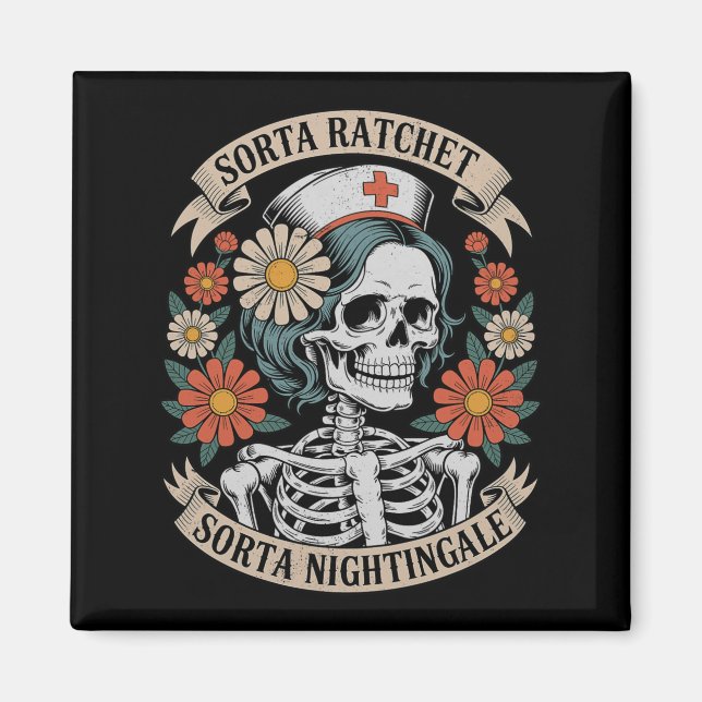 Krankenschwester Sorta Ratchet Sorta Nightingale S Magnet (Vorne)