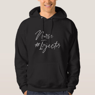 Krankenschwester Spritze Lippen Filler Injektionen Hoodie