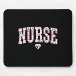 Krankenschwester Stethoskop Herzschlag Rn Lpn Np C Mousepad