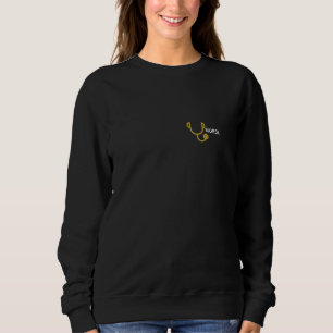 Krankenschwester Stethoskop Links Brust Sweatshirt