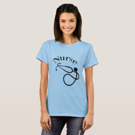 Krankenschwester-Stethoskop-T-Shirt T-Shirt