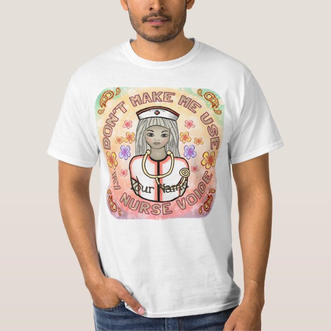 Krankenschwester Stimme T-Shirt (Vorderseite)