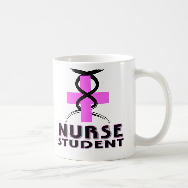 KRANKENSCHWESTER-STUDENTEN-ROSA-TASSE KAFFEETASSE (Rechts)