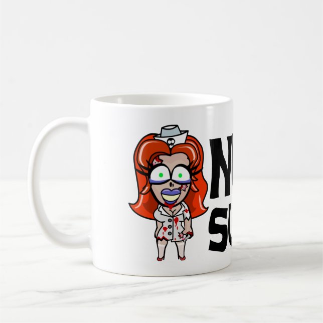 Krankenschwester Suffrin Kaffeetasse (Links)