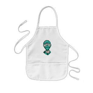 Krankenschwester SVG mit Gesichtsmaske Kinderschürze