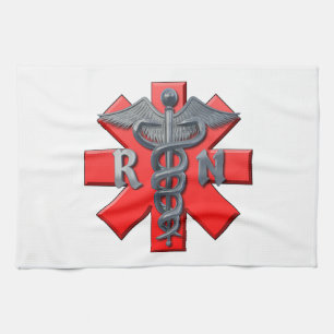Krankenschwester-Symbol Handtuch