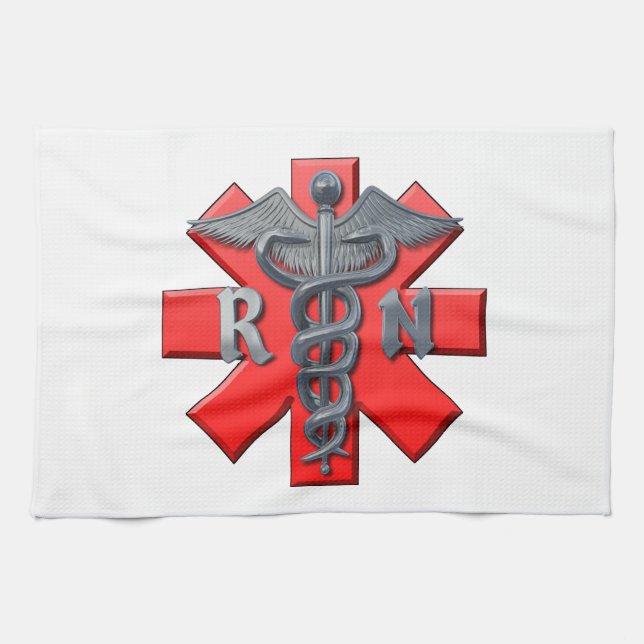 Krankenschwester-Symbol Handtuch (Horizontal)