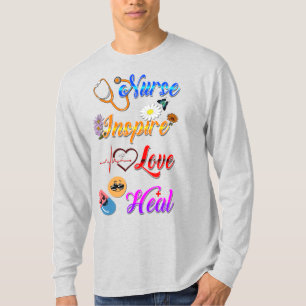 Krankenschwester T-Shirts Inspirieren Liebe Heilen