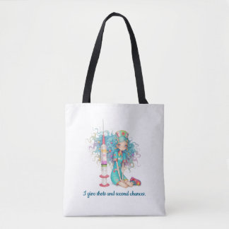 Krankenschwester-Tasche. Ich gebe Spritzen und zwe Tasche